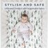 Pobi Baby Premium Fitted Crib Sheets, Stylish Woodland Pattern, Ultra-Soft Cotton Blend, Safe for Standard Crib