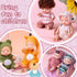 10 Haawooky Pcs Mini Baby Dolls,Cute Tiny Baby Doll Gifts for Kids,Lifelike Realistic Small Baby Dolls for Girls Boys