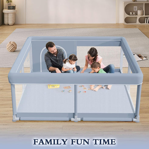 50 50 Inch XVISHX x Baby Playpen, Playpen for Babies and Toddlers, Baby Play Pen Playard for Indoor & Outdoor Active