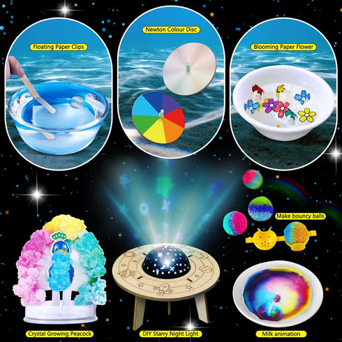 310 Set, PATIFEED Experiments Science Kits for Kids, S.T.E.M Scientific Projects Toys for Boys Girls Gifts Ideas