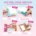 6 Summer JOVA Klever Kits Mosaic Photo Frame Craft Kits, DIY Mosaic Kits for Kids Years Old Girl Birthday Gift