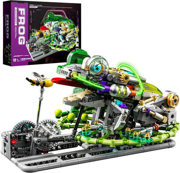 Mechanical Frog Animal Series Toy Building Set, Adult Home or Office Decoration,