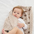 30x40inch Susurration Baby Blanket for Unisex Boys Girls, Soft Nursery Minky Blanket with Muslin Cotton Front