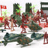 3 Otters 307PCS Army Men Military Set, Plastic Toy Soldiers for Boys and Girls with Storage Container
