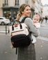 Backpack, LOVEVOOK Puffer Diaper Lightweight Baby Bag with Changing Pad, Diaper Bag for Mom Dad with Stroller Buckles
