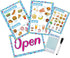 6 Pcs Play Restaurant Menus for Kids Pretend Restaurant Order Pad Food