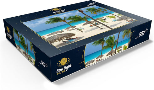 MyPuzzle Eagle Beach, Aruba, Premium 500 Piece Jigsaw Puzzle for Adults