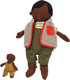 Manhattan Toy Playdate Friends 14 Inch Ellis Doll with Mini Bunny Stuffed Animal, Machine Washable & Dryer Safe