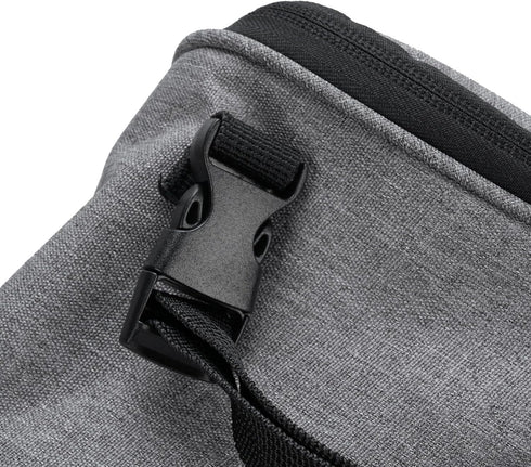 Portable Adjustable Temperature Baby Bottle Warmer Bag - Insulated Milk Heater for Outdoor Use (Grey)