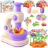 SANANT Fabric Flower Bouquets Toys, DIY Arts and Crafts Toys for Kids 4-8,