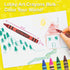 80 Count Lucky Art Red Crayons Bulk - Regular Size Single Color Crayon Refill, Non-Toxic Art Supplies for Teachers