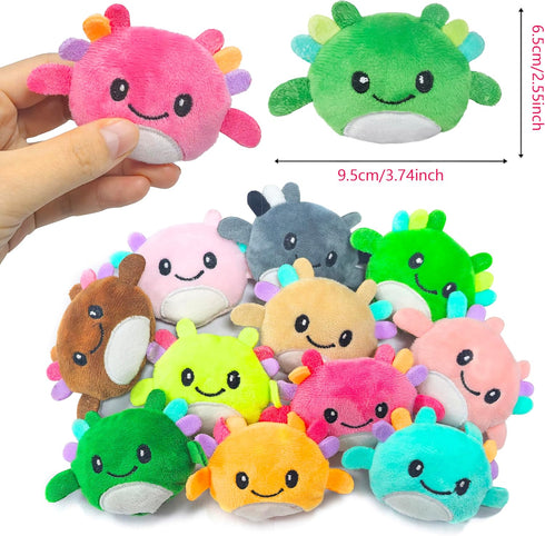 24 Pcs Plush Axolotl Toys Animals Decoration Stuffed Toy Great for Kids Boys Girls Toddler Party Favors Classroom