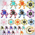 Irvotbes (24PC) Transformable Fidget Spinners,Funny Stress Relief Sensory Fidget Toys,Deformable Chain DIY Robot