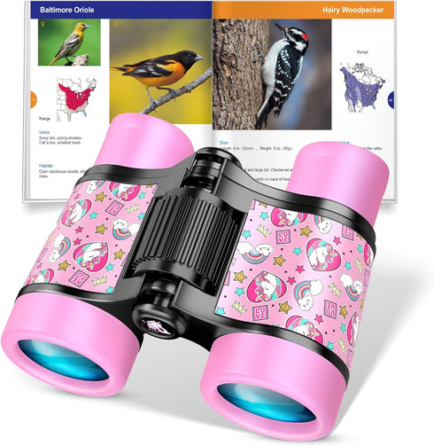 FunforFun! Unicorn Binoculars Toys for Kids 3 4 5 6 7 8 Year