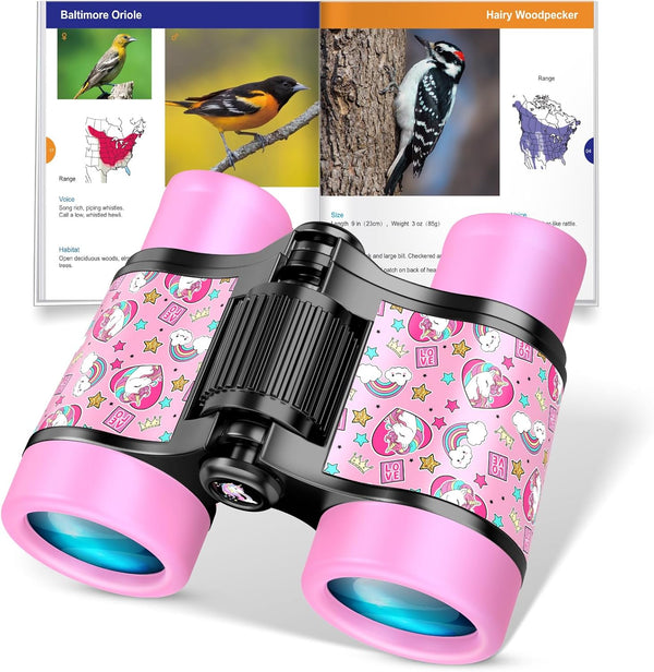 FunforFun! Unicorn Binoculars Toys for Kids 3 4 5 6 7 8 Year