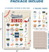 Baseball Bingo Card Game, Baseball Bingo Game for Adults, Sports Party Supplies, Favors, Baseball Party Decorations, Gift – 24 Players Bingo Game, C06