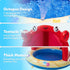 Summer Sloosh Baby Pool Toddler Sprinkler, Crab Splash Pool with Canopy, Baby Wading Pool Inflatable Sprinkler