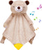 BEREST Rechargeable Baby Cry Sensor Sleep Soother Heartbeat Bear Lovey Blanket Comforter