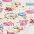 Wicbfdfv 60x80inch Cute Circus Balloons Carnival Ticket Baby Blanket Girls Boys Colorful Tent Bows Stars Cotton Candy