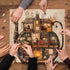 PICKFORU 1000 Teapot Library Puzzles for Adults Pieces, Vintage Bookshelf Book Puzzles Room Art, Difficult Unique