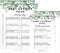 Eucalyptus Baby Shower Family Feud Game Set - Your Main Event Prints, 50 Question Cards, Fun Group Activity