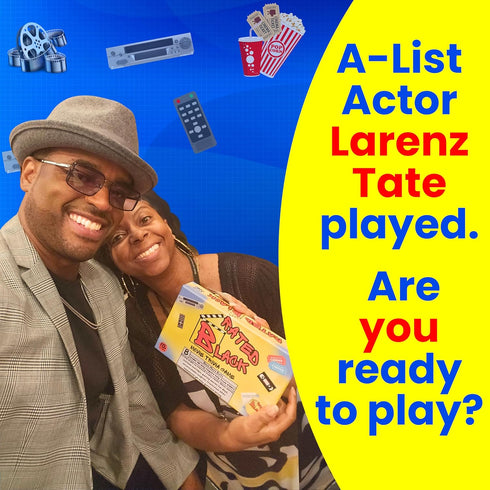 Rated Black Card Game for Adults - Black Game Night Trivia for the Culture - African American Films - From Hood Movies
