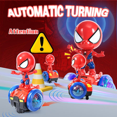 Dancing Spider Robot Toys, Spin Robot Interactive Toy Car with Colorful Flashing Lights & Music, Interactive Educational Gift Toys for 3 4 5 6 7 Year Old Boys Girls