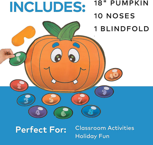 Halloween Game Pin The Nose On The Pumpkin Fun Express (up to 10 Players)
