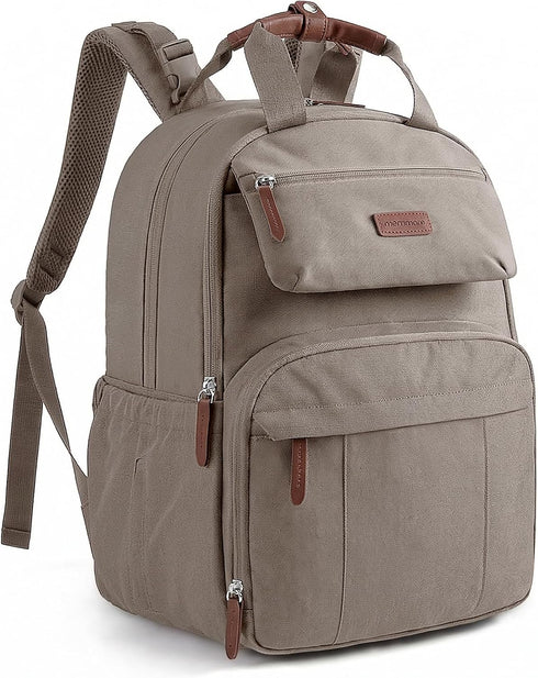 mommore Diaper Bag Backpack, Large Diaper Bag Travel Backpack for Mom Dad,
