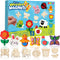 JOYIN 12 Wooden Magnet Creativity Arts & Crafts Painting Kit for Kids,