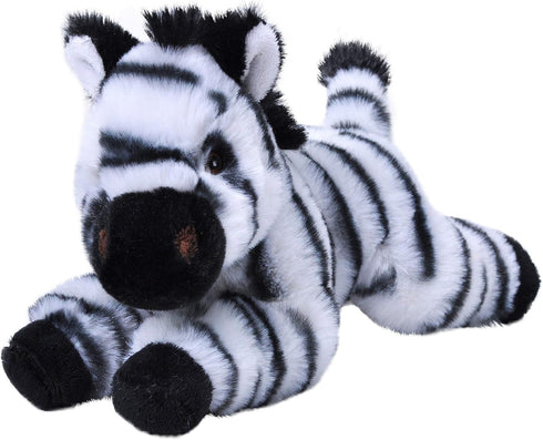 Wild Republic EcoKins Mini Zebra Stuffed Animal 8 inch, Eco Friendly Gifts