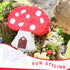 Charniol Mushroom Pinata with Stick and Blindfold, Paper, Baby Shower, Fantasy Theme Decoration