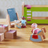 Set HABA Little Friends Family - Mom, Dad, and Baby Dollhouse Figures