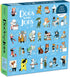 Galison Dogs with Jobs Puzzle - 500 Pieces - 20” x 20” - Amusing Illustration of Dogs - Great Family Activity