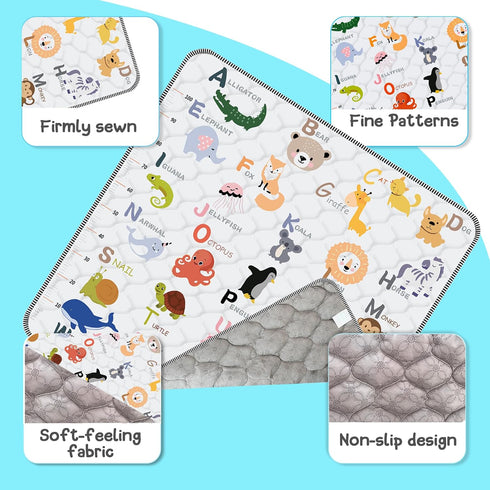 71" 59" Baby Play MatThick Soft X Playpen mat, Non-Slip and Machine Washable Baby Play Mats for FloorCrawling Mat