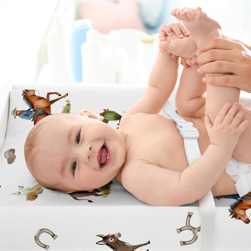 Country Sweet Jojo Designs Western Cowboy Boy Baby Changing Pad Cover Sheet Infant Newborn Diaper Table Change Mat