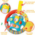 KiddoLab Steering Wheel Toy with Music, Lights, Sounds & Flip Up Mirror for Crib & Stroller