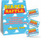 Diaper Raffle Game Kit for Baby Shower (1 Sign + 50 Tickets) - Blue Sky & Cloud Theme Party Supplies