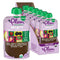 Plum Organics Mighty 4 Organic Toddler Food - 4 oz Pouch (Pack of 6) - Pear, Cherry, Blackberry, Strawberry, Black
