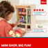 Set, 3+ TOP BRIGHT Wooden Vending Machine Play Play Food for KidsPretend Play Toys with Wooden Snack Bars and Drink