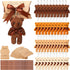 HyDren 120 Pcs Mini Bear Baby Shower Favors Small Tiny Plush Bear