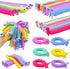 30 PCS Stretchy Fidget Toy, Sensory Fidget Worm Stretch Toys, Multicolor Stretchy Strings for Stress Relief, Party