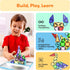 Set Playset 3+ PN11 PicassoTiles Nano Tiles Magnetic Building Construction with Tin Storage Case Compact Colorful Mini