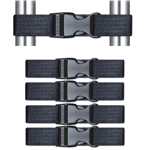 Coosin Baby Safety Locks, 4 Pack, Simple Installation Child Safety Strap Locks for Cabinets, Oven, Refrigerator,