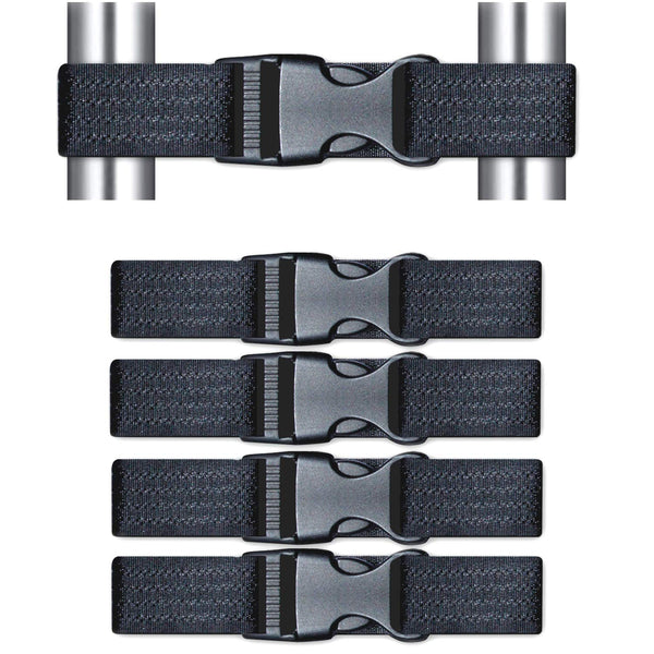 Coosin Baby Safety Locks, 4 Pack, Simple Installation Child Safety Strap Locks for Cabinets, Oven, Refrigerator,