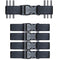 Coosin Baby Safety Locks, 4 Pack, Simple Installation Child Safety Strap Locks for Cabinets, Oven, Refrigerator,