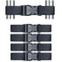 Coosin Baby Safety Locks, 4 Pack, Simple Installation Child Safety Strap Locks for Cabinets, Oven, Refrigerator,