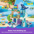 1150Pcs Set, Summer Swimming 6-12+ WinGift Friends Water Park Building STEM Fun Party Toy with Pool Slides,Water