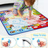 Jasonwell Aqua Water Doodle Mat 31 X 31 Inches, Extra Large Magic Drawing Mat, Educational Gifts for Kids Age 2-8
