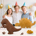 Andywoo Dino Chicken Plush Nuggets Pillow for Funny Birthday Gifts, Cute Funny Stuffed Animals Toy for Boy and Girl